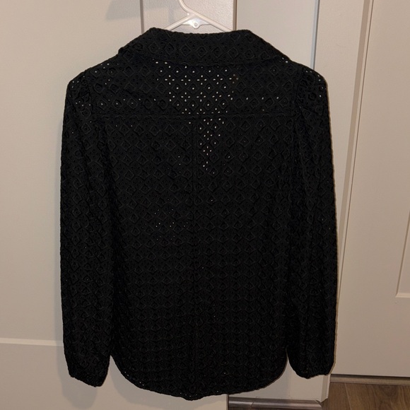 Lilly Pulitzer Black Eyelet Top - Picture 7 of 7